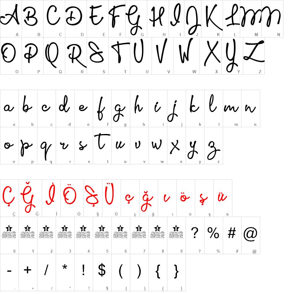 Glamour Girls font